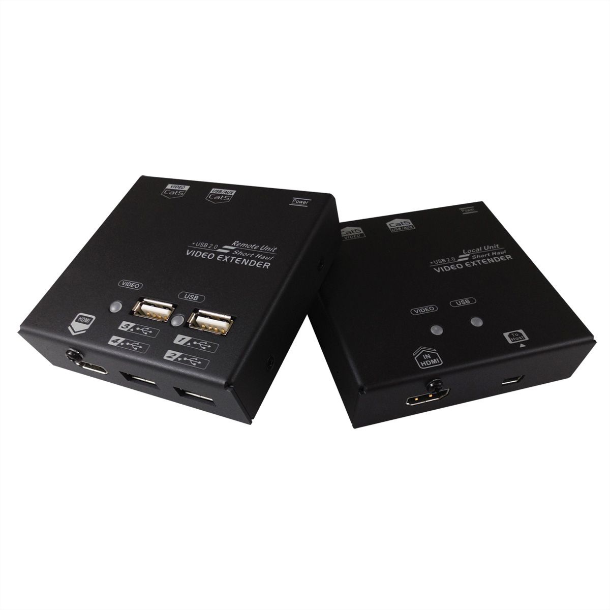 VALUE KVM Extender over Cat.5e/6, HDMI, 4x USB, 60 m