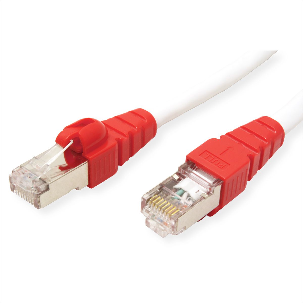 Patch Cord s/FTP 6a line cu halógenos blanco 1,5m 27awg cq3041s rj45-cable