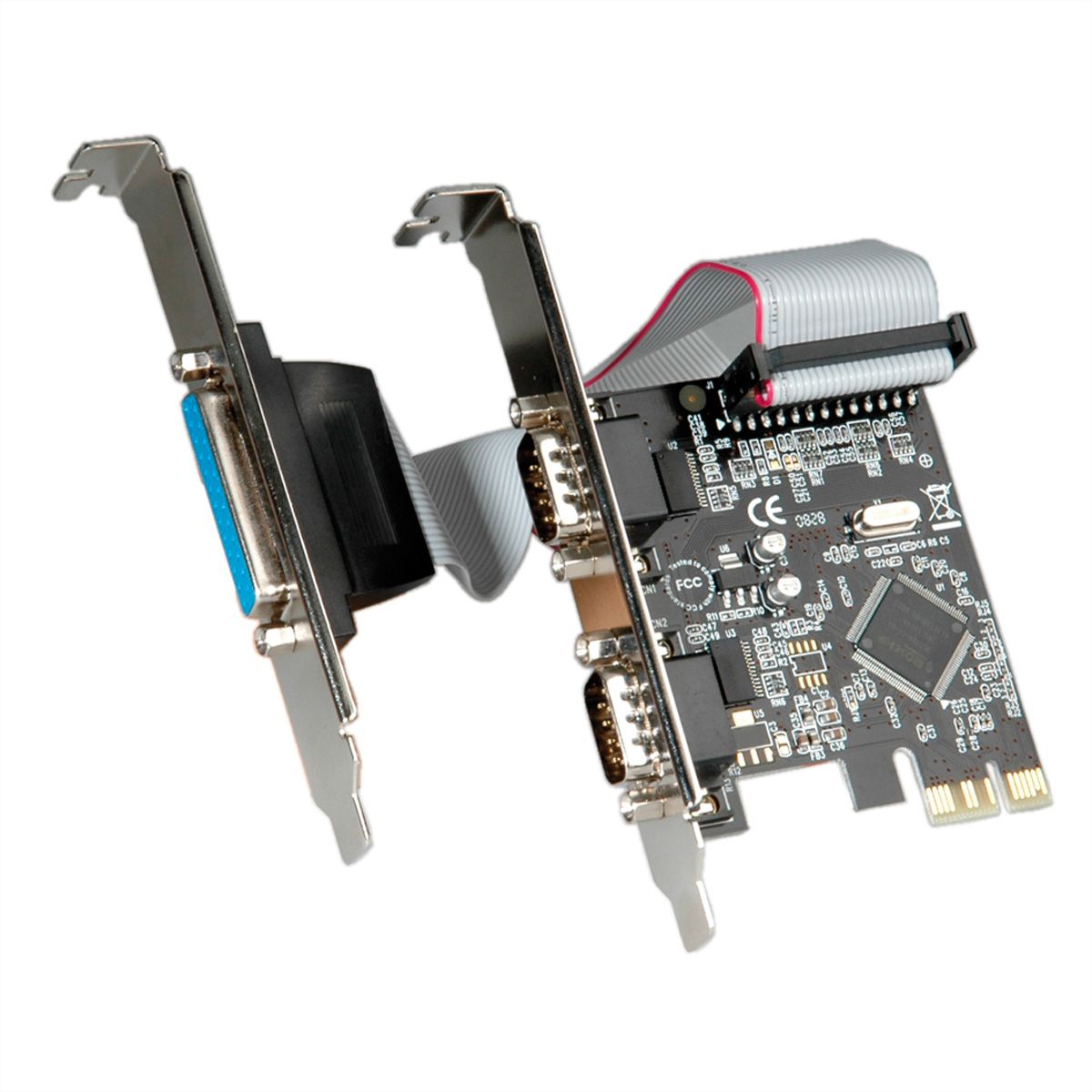Value Pci Express Adapter 2x Serial Rs232 D Sub 9 1x Parallel Epp Ecp Ports Secomp International Ag