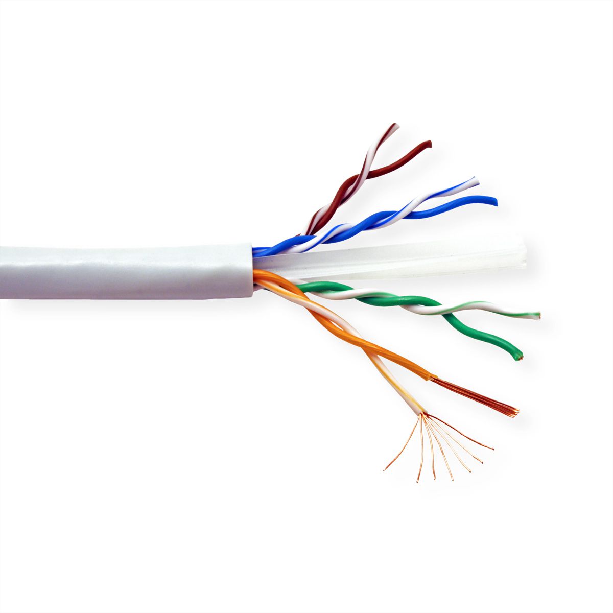 ROLINE UTP Cable Cat.6 (Class E) / Class E, Stranded, 300 m - SECOMP