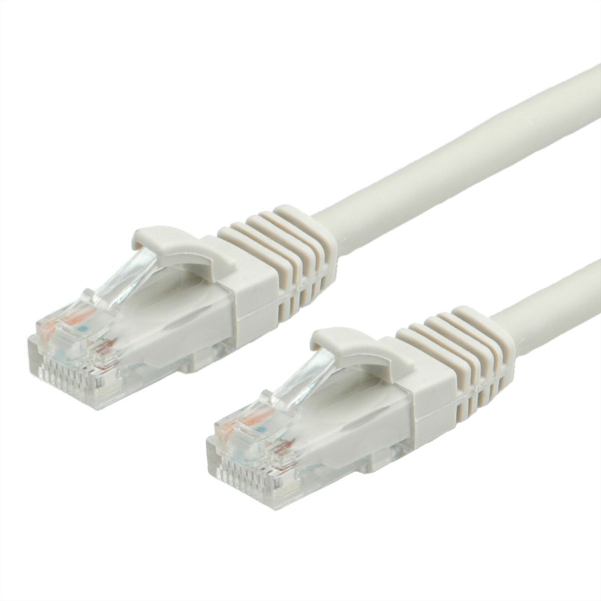 VALUE UTP Cable Cat.6 (Class E), halogen-free, grey, 2 m