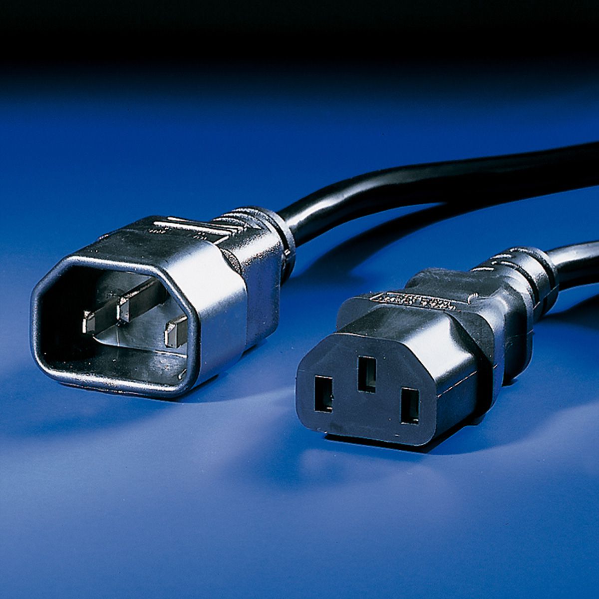 IEC C13 a C14 Mains Power Monitor L-V extensión de Cables de Cable de 1,8 m Cable