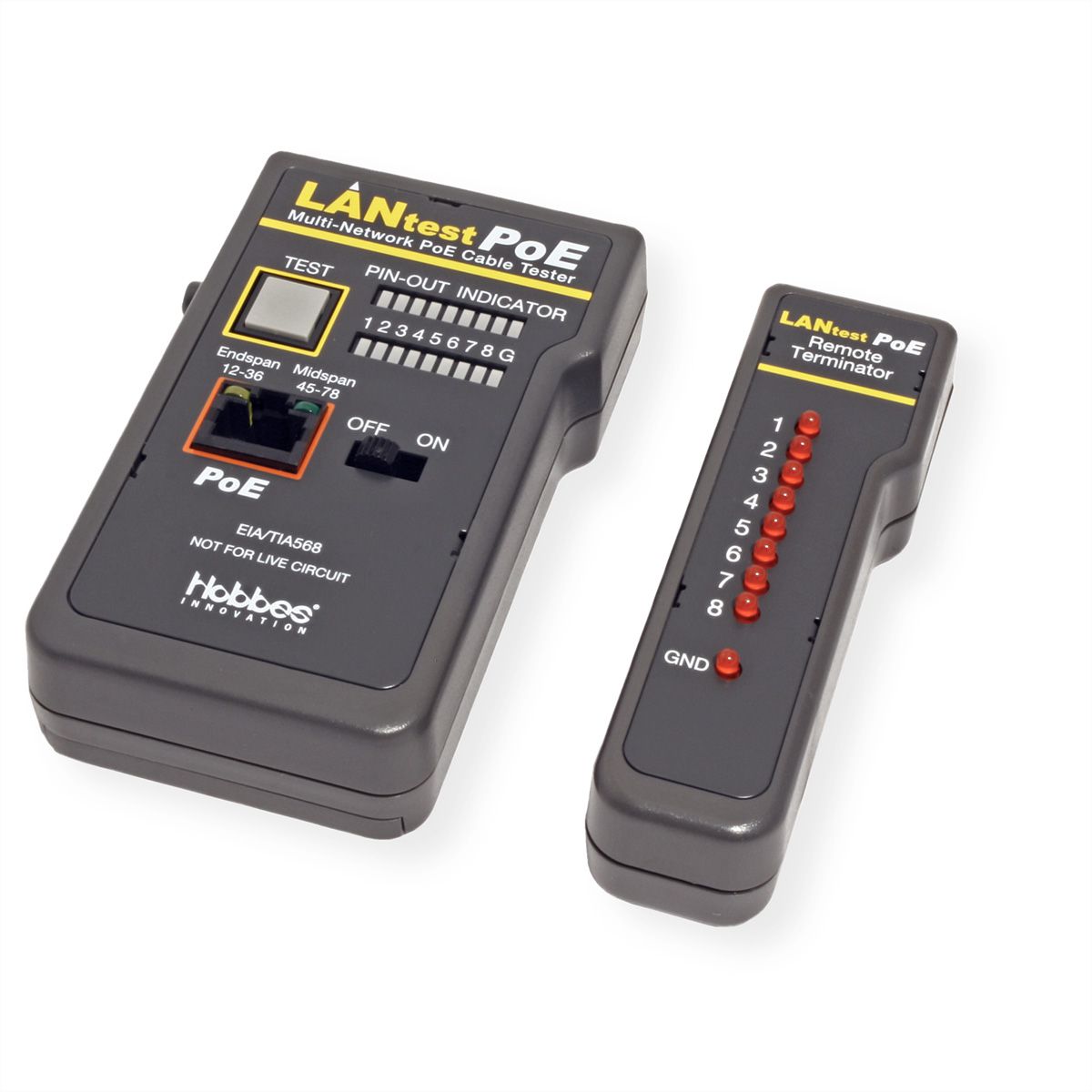 HOBBES LANtest Multinetwork PoE Cable Tester