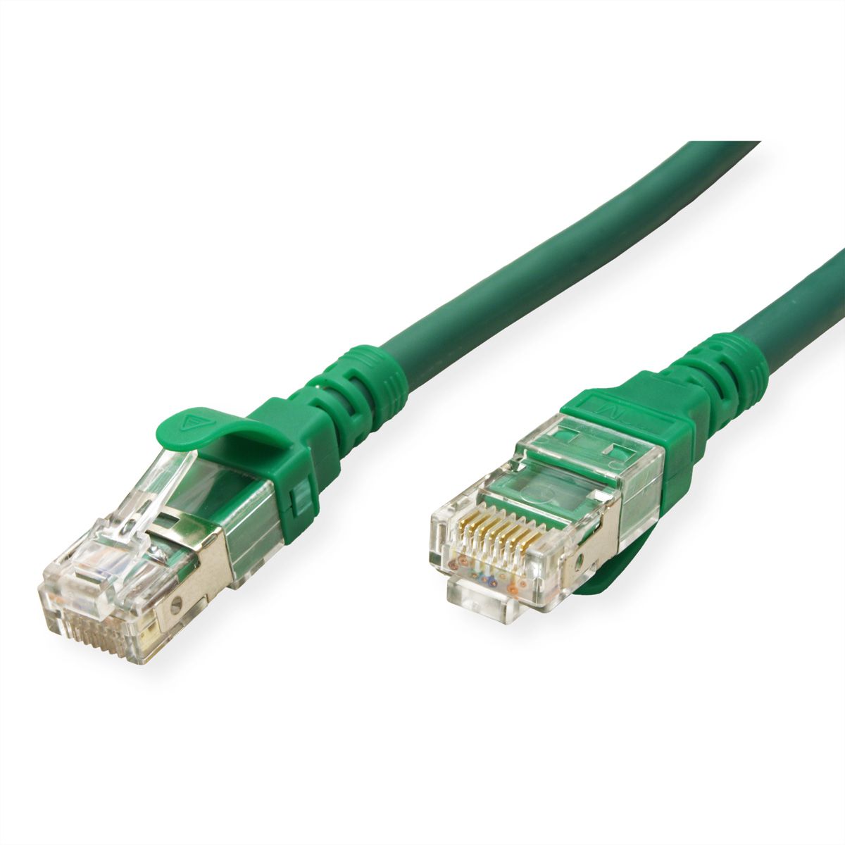ROLINE S/FTP Patch Cord Cat.6A, Component Level, LSOH, green, 1.5 m