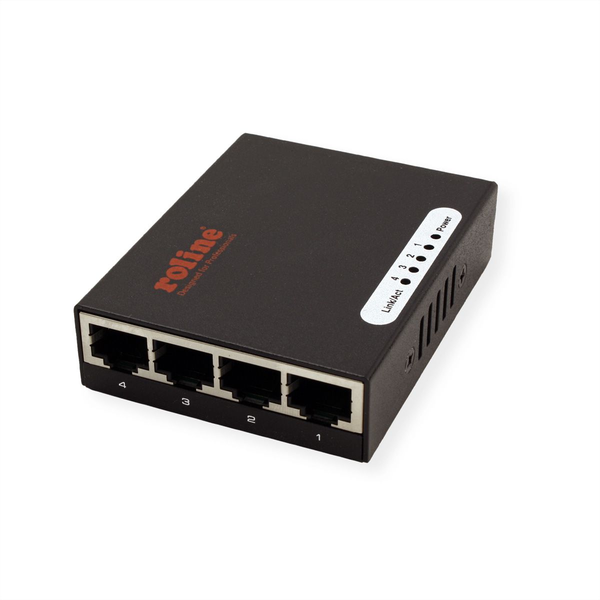 ROLINE Gigabit Ethernet Switch, Pocket, 4 Ports
