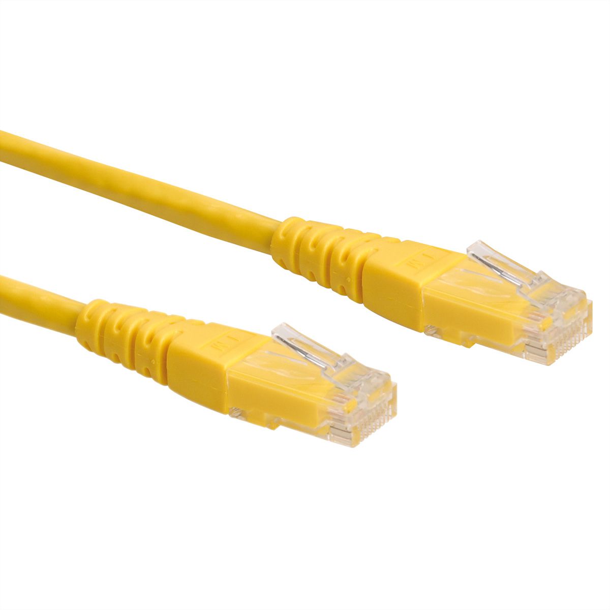 Gold Plated Yellow MyCableMart 1ft Network Patch Cord CAT6 Stranded