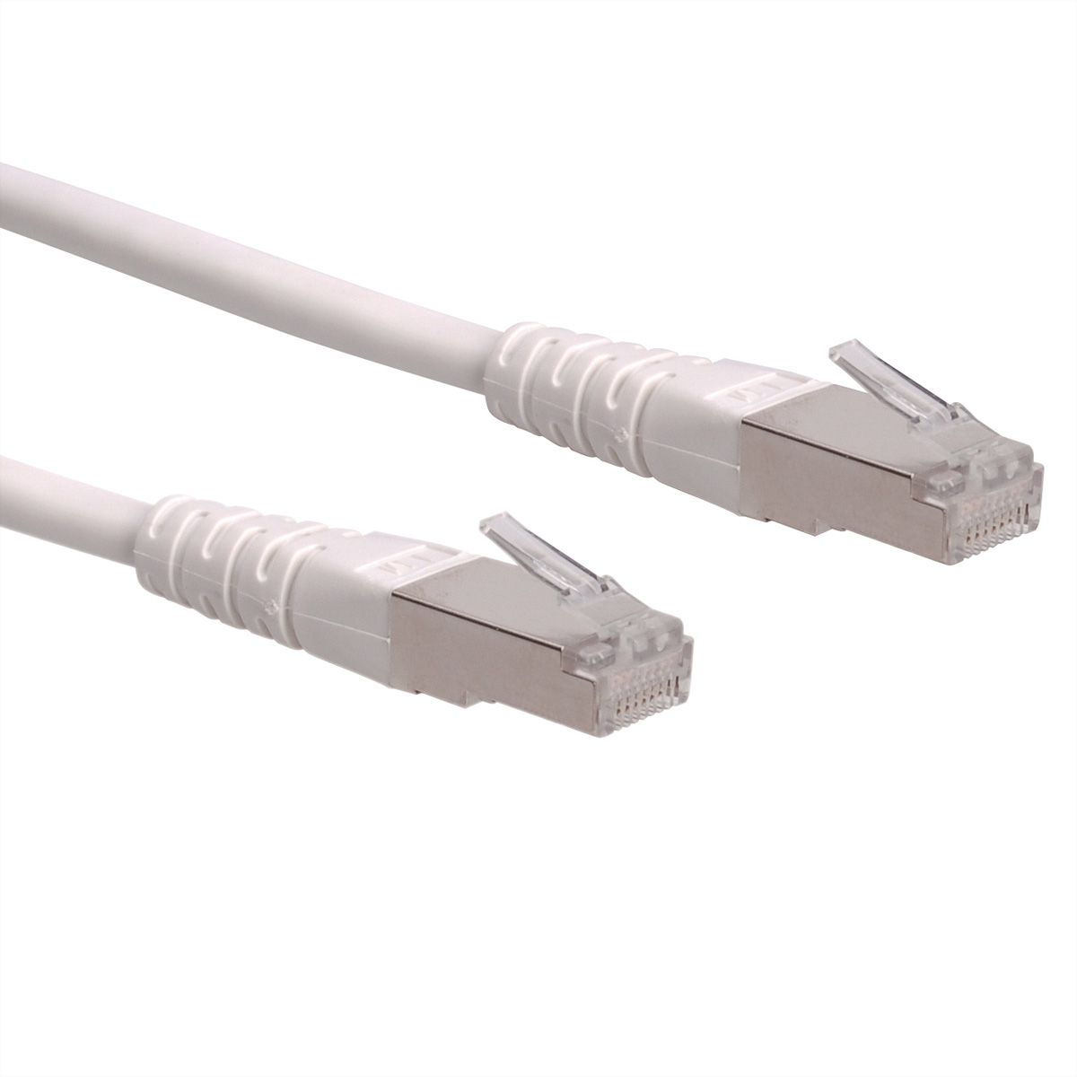 ROLINE S/FTP (PiMF) Patch Cord, Cat.6 (Class E), white, 10 m
