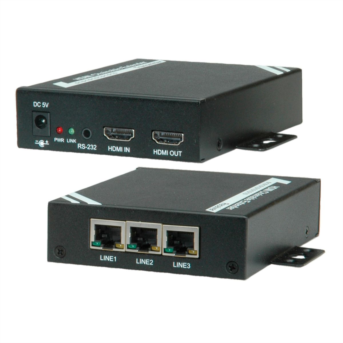 Roline Hdmi Extender Over Twisted Pair Cat 5 6 Chainable 100 M Secomp International Ag