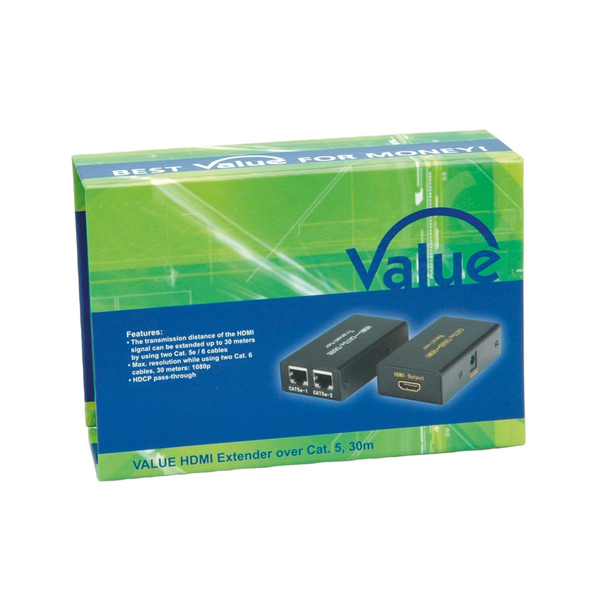 Value Hdmi Extender Over Twisted Pair 25 M Secomp International Ag