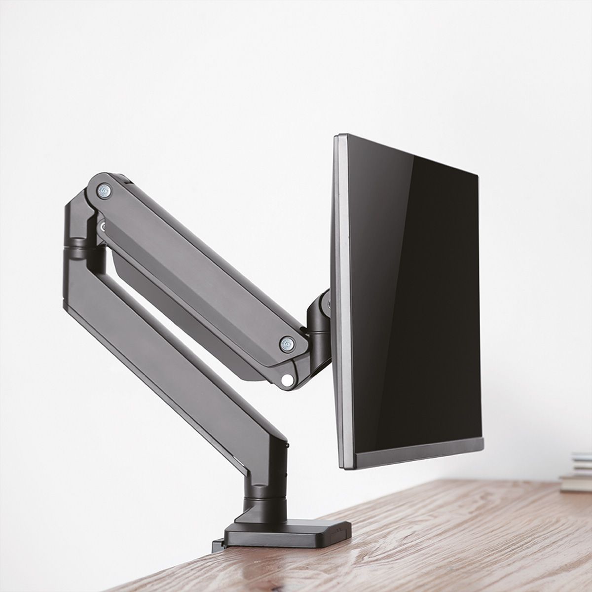 ROLINE LCD Monitor Stand Pneumatic, Desk Clamp, Pivot, max. 15 kg, 5