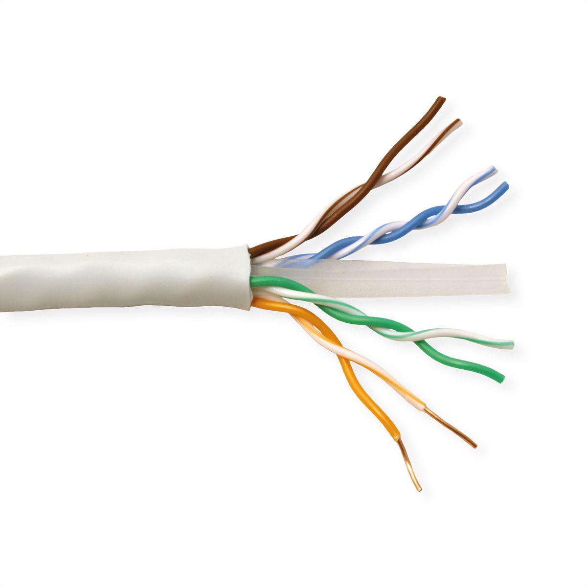vermomming afgewerkt Scheur ROLINE UTP Cable Cat.6 (Class E) / Class E, Solid Wire, AWG23, 100 m -  SECOMP International AG