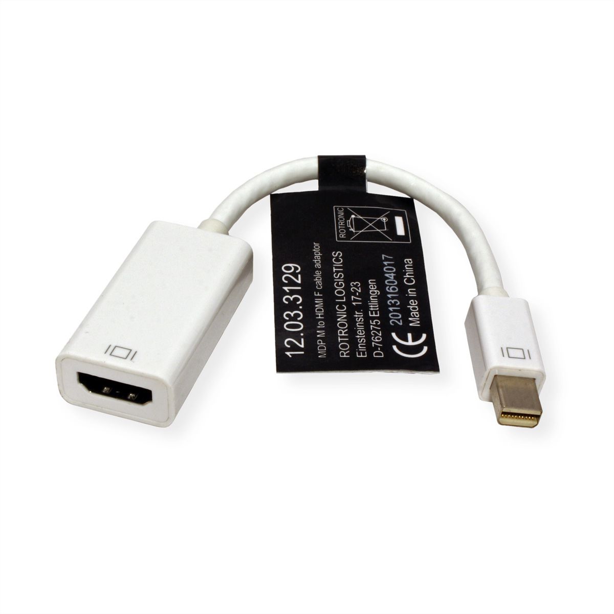 ROLINE Mini DisplayPort-HDMI Adapter, MiniDP M HDMI F SECOMP International AG