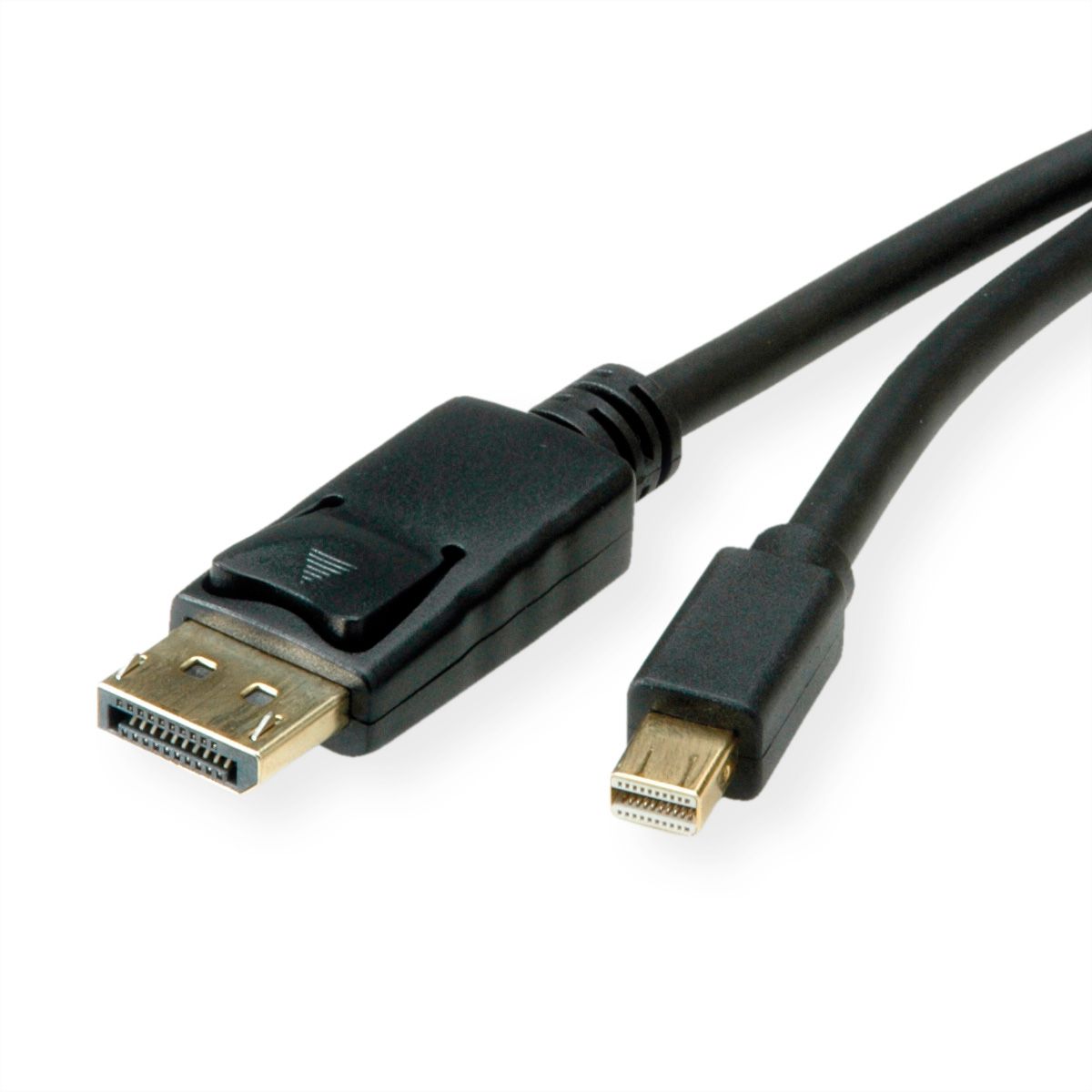 ROLINE Mini DisplayPort Cable, v1.4, mDP-DP, M/M, black, 1 m - SECOMP International AG