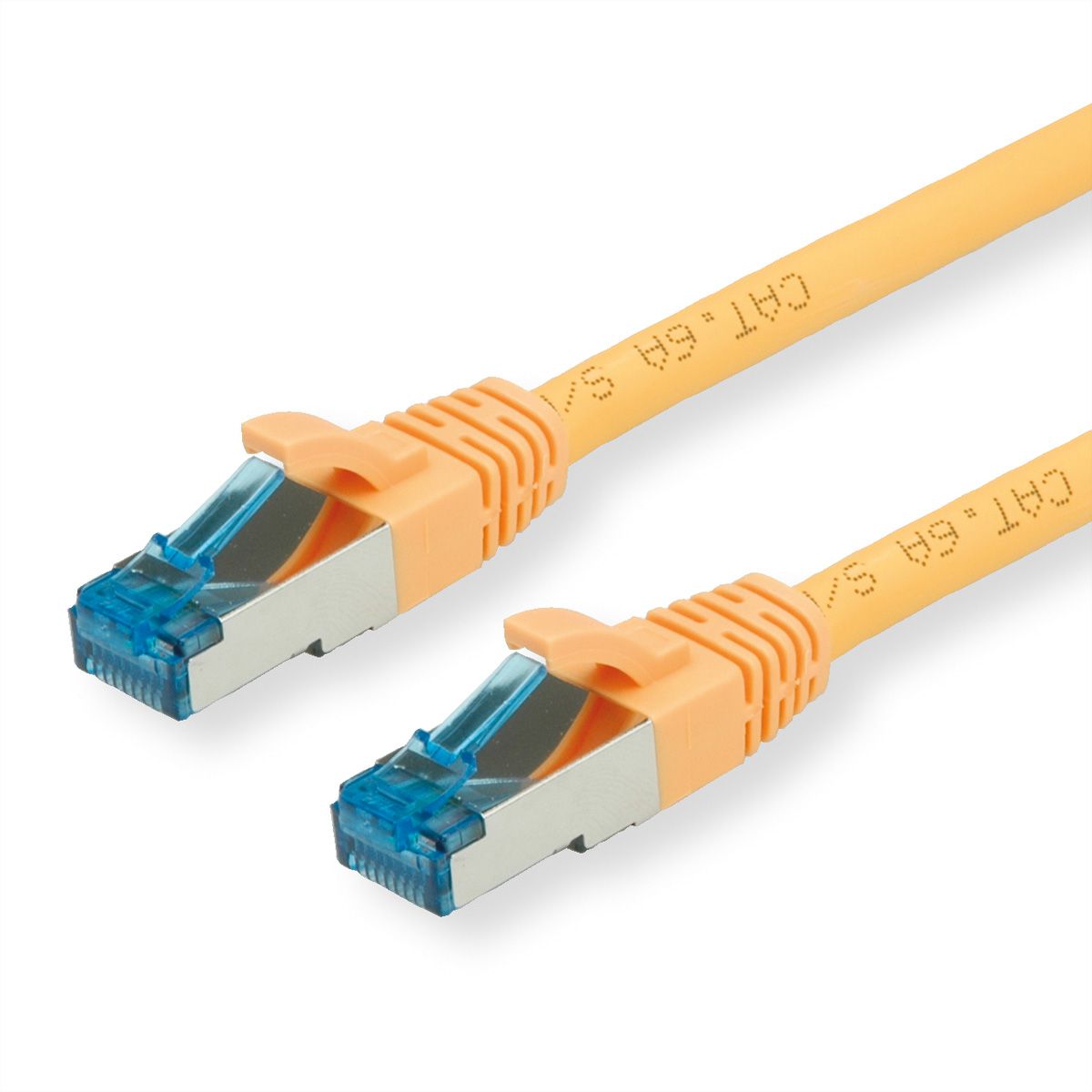 VALUE S/FTP Patch Cord Cat.6A (Class EA), yellow, 15 m