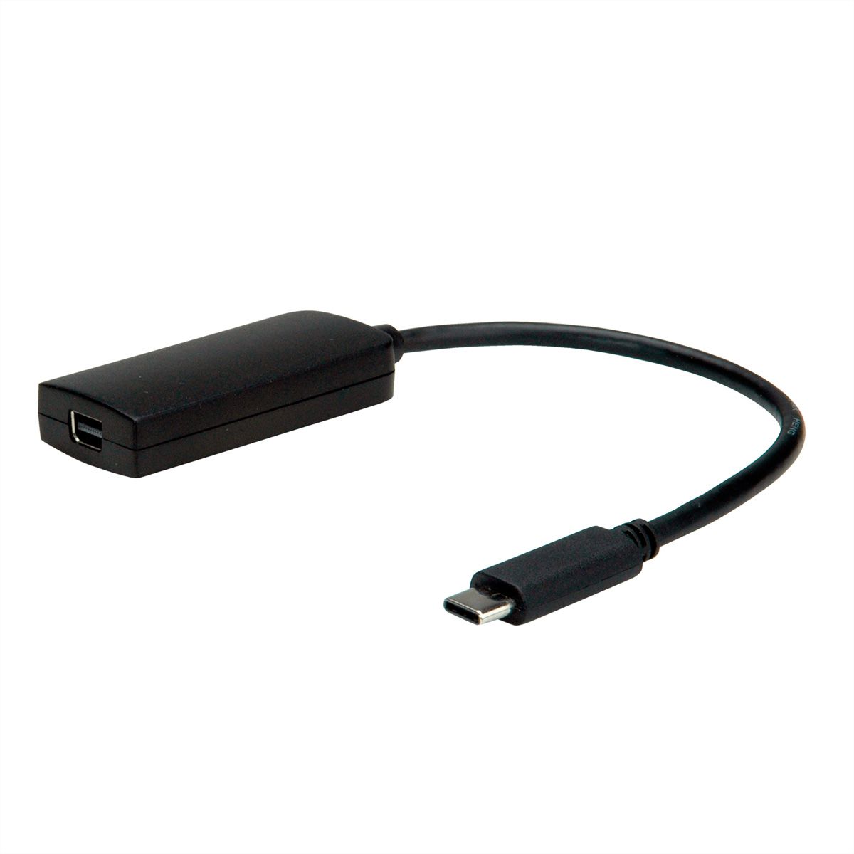 VALUE USB Type C - Mini DisplayPort Adapter, v1.2, M/F, black