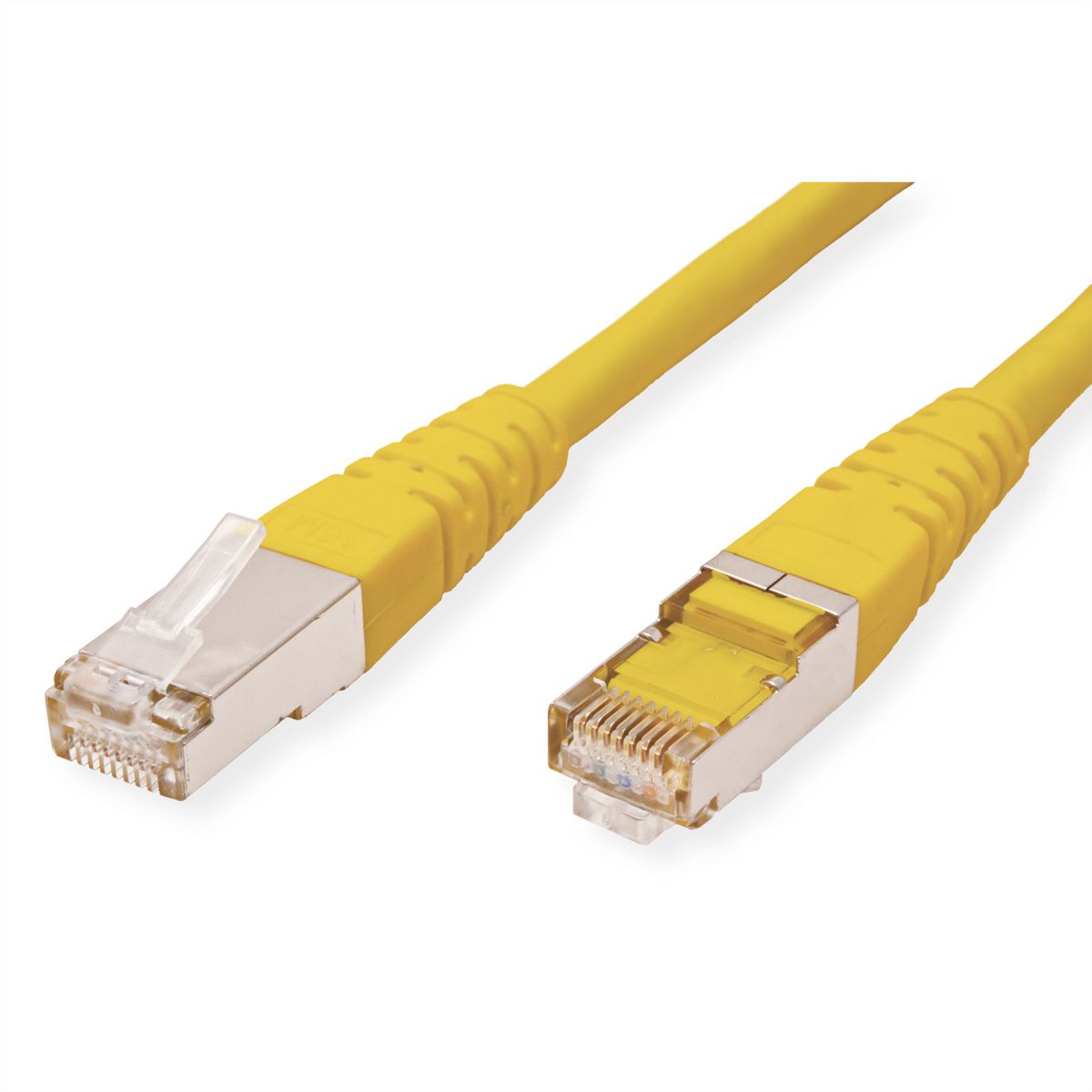 ROLINE FTP Patch Cord Cat.5e, yellow, 2 m