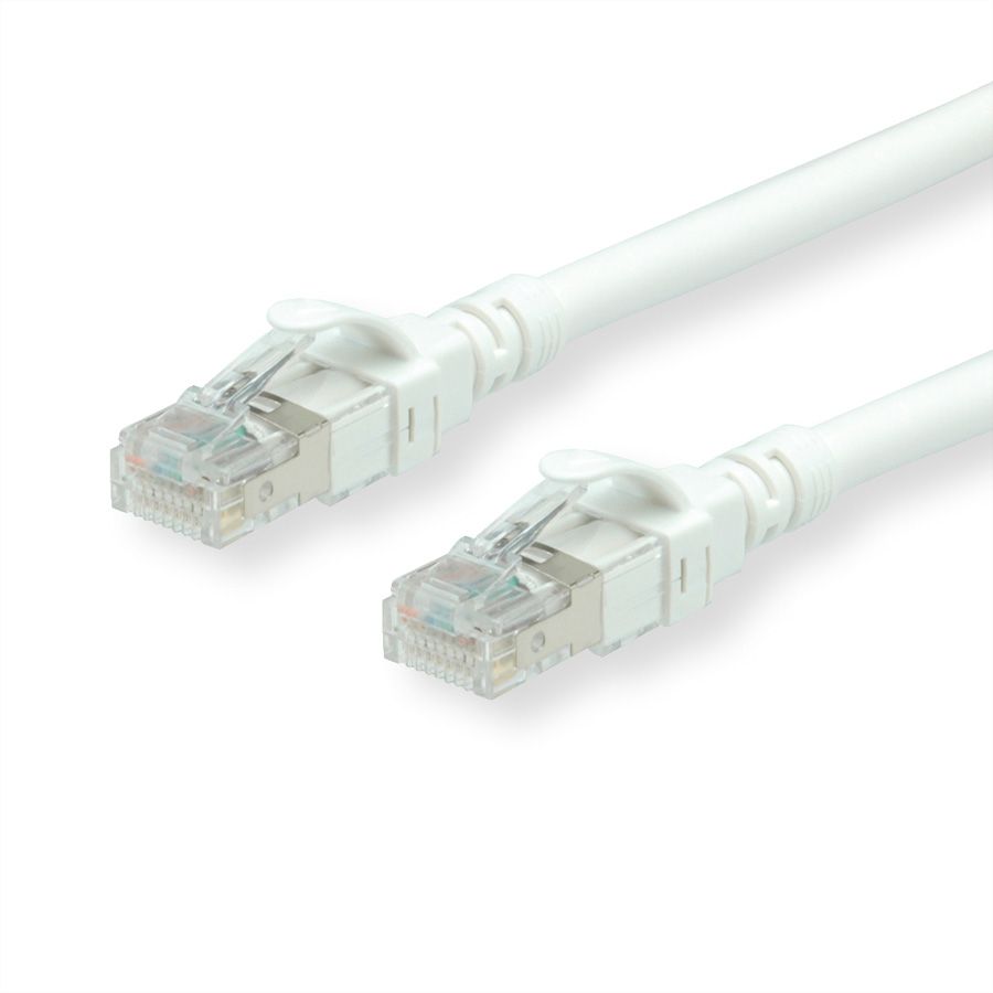 ROLINE S/FTP Patch Cord Cat.6A, Component Level, LSOH, white, 1.5 m