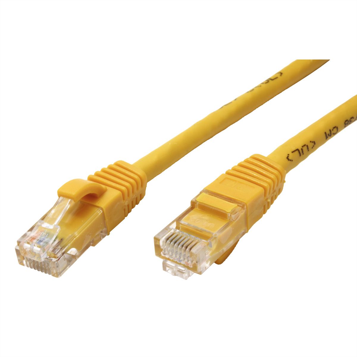 VALUE UTP Patch Cord Cat.6A (Class EA), yellow, 0.5 m