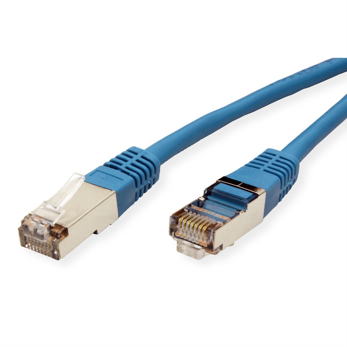 ROLINE FTP Patch Cord Cat.5e, blue, 1 m