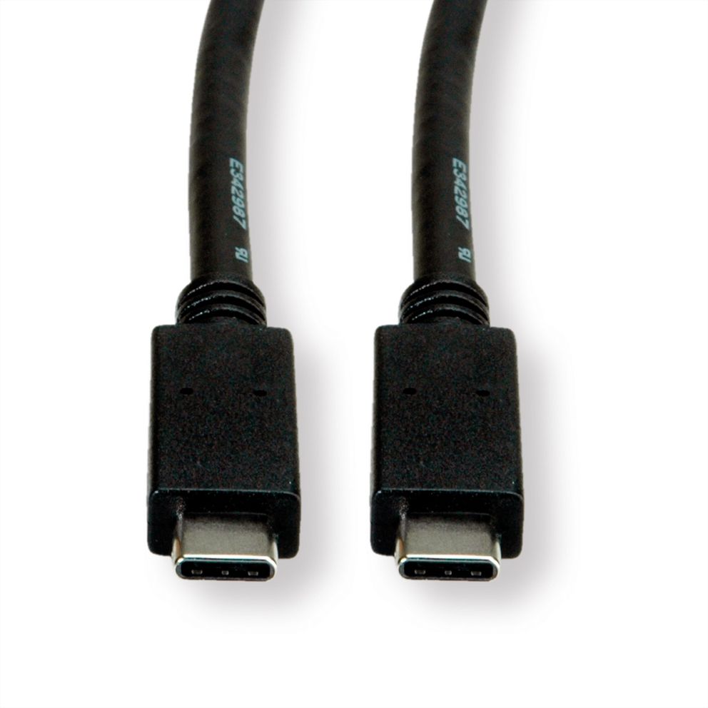 ROLINE USB 3.2 Gen 2 Cable, PD (Power Delivery) 20V5A, with Emark, C-C