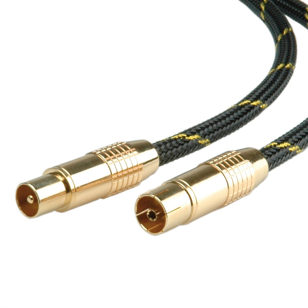 ROLINE GOLD Antenna Cable, M/F, 2.5 m