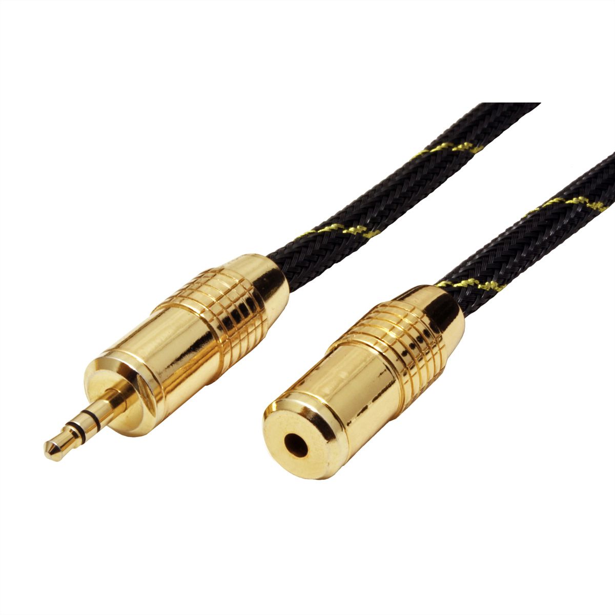 Roline gold 3 5mm audio extension cable m f 5 m secomp international ag