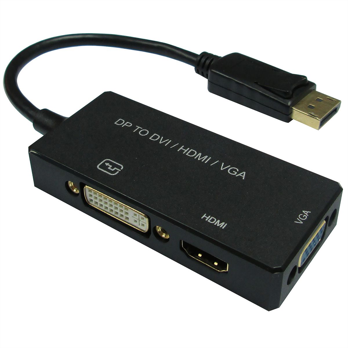 VALUE DisplayPort VGA / DVI / HDMI Adapter, Active - SECOMP International AG