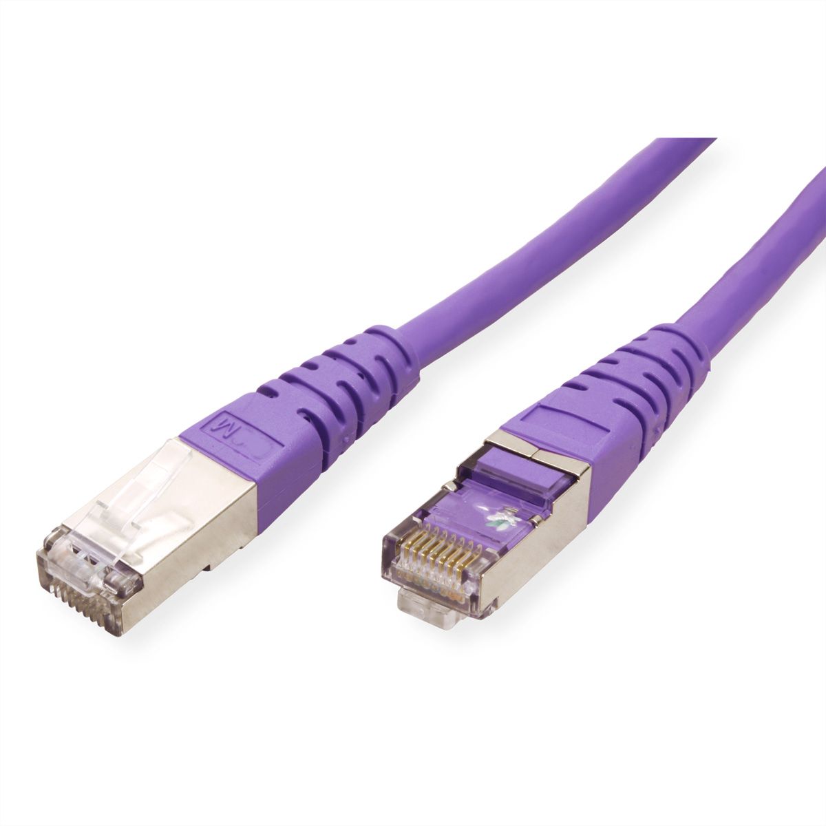 ROLINE S/FTP (PiMF) Patch Cord, Cat.6 (Class E), violet, 1 m