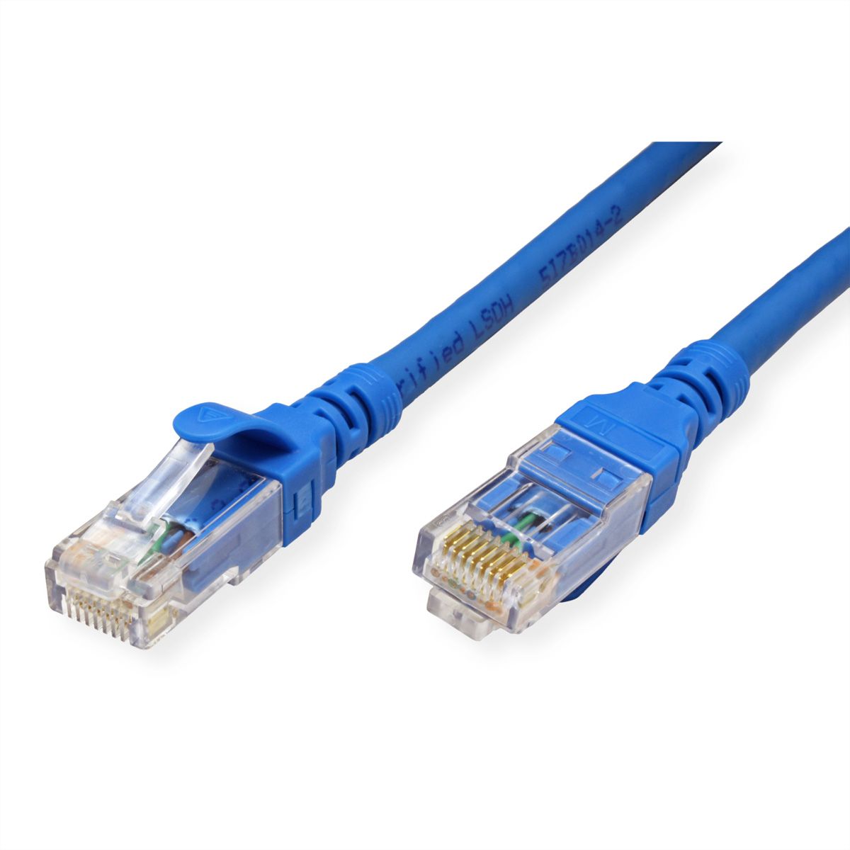 ROLINE UTP Cable Cat.6 Component Level, LSOH, blue, 7 m