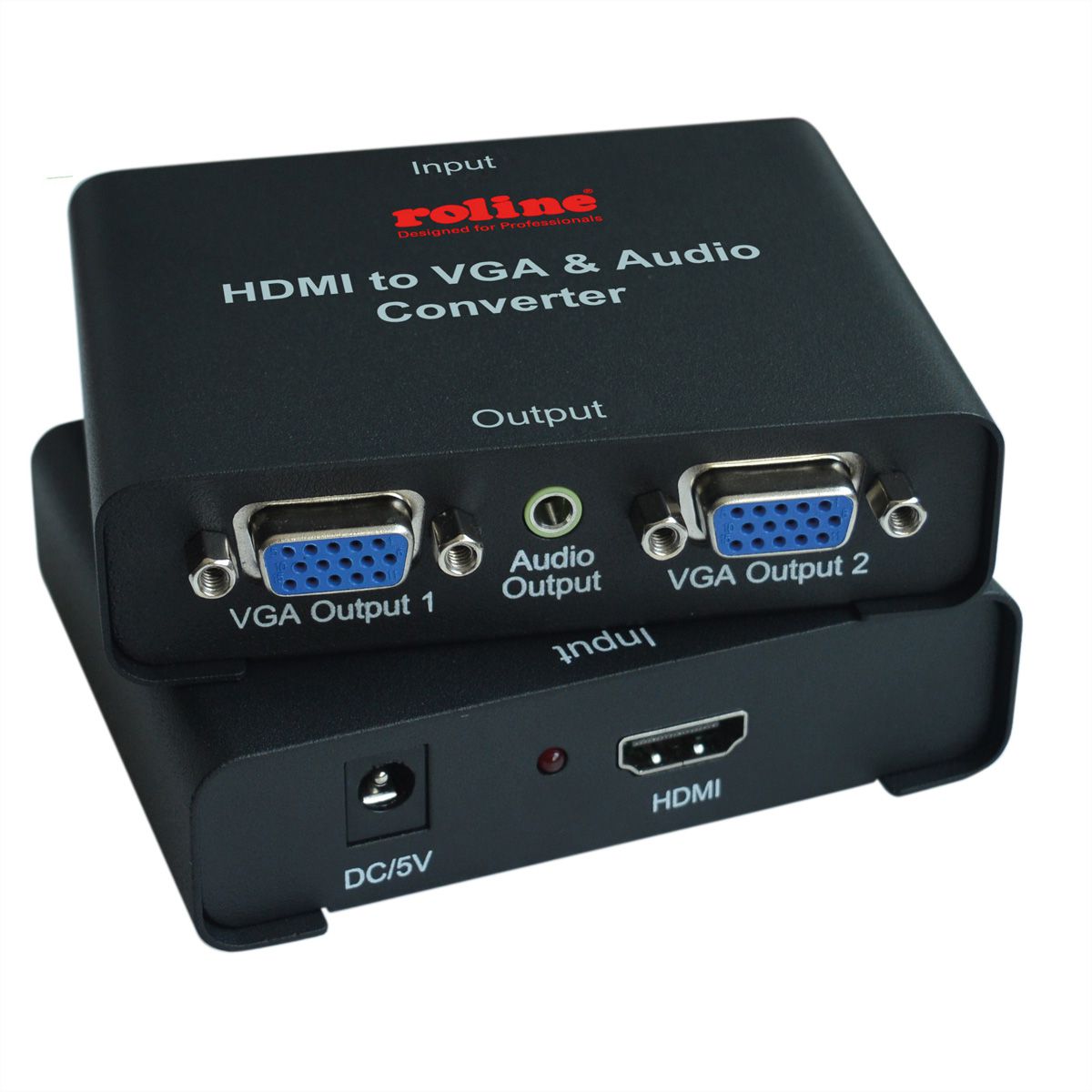 Roline Hdmi To Vga Splitter 2 Way Secomp International