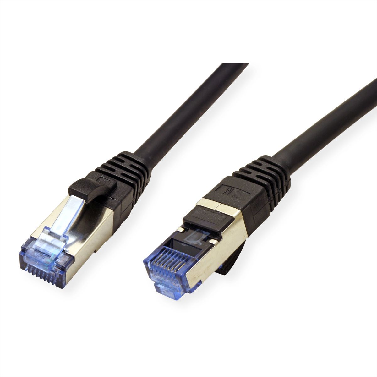 VALUE S/FTP Patch Cord Cat.6A (Class EA), black, 3 m International