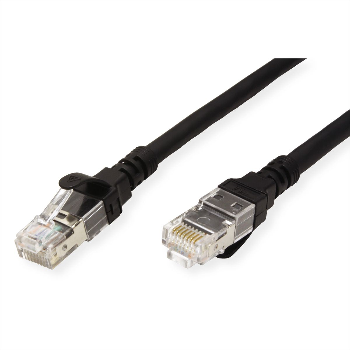 ROLINE UTP Patch Cord Cat.6A, Component Level, LSOH, black, 1.5 m