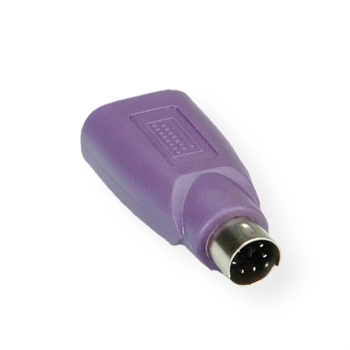 VALUE PS/2 to USB Adapter, Keyboard, purple International