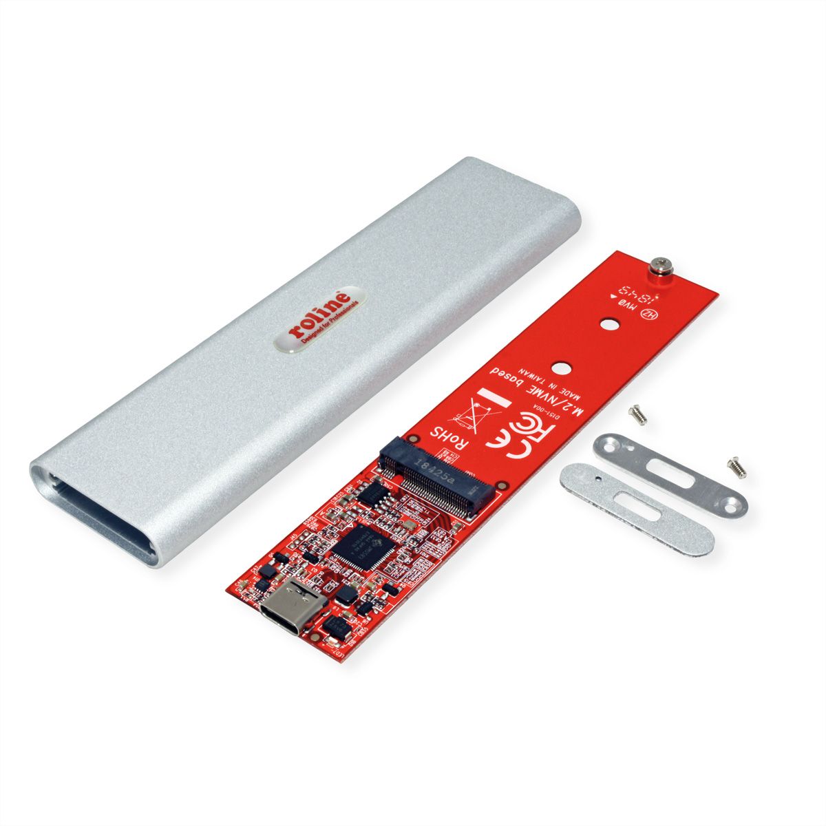 Yottamaster M.2 SATA SSD Gehäuse USB C Adapter,SATA3.0 auf USB3.1 Type-C M.2 SATA Adapter für B-Key//B+M Key 2230//2242//2260//2280 M.2 NGFF SSD