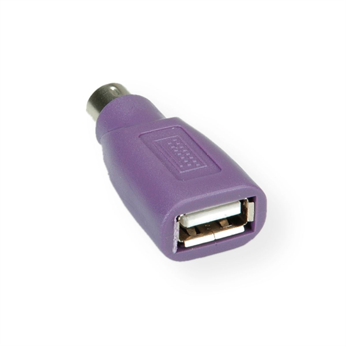VALUE PS/2 to USB Adapter, Keyboard, purple International