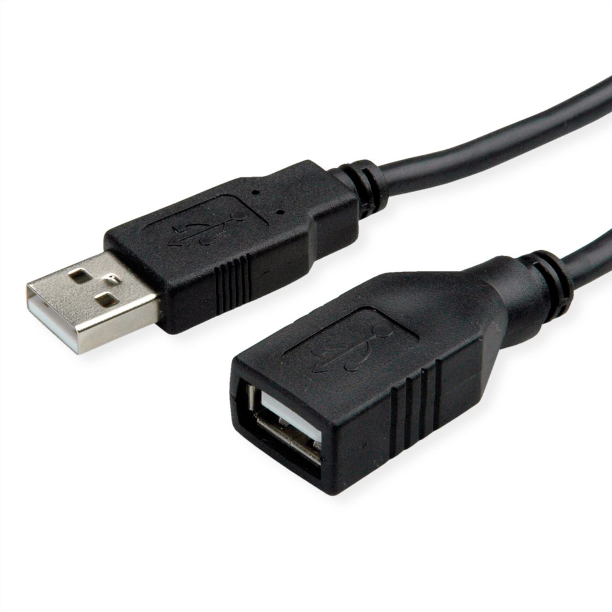 15M USB 2.0 Type A Male to Female Extension Extender Cable Cord Black 15m 