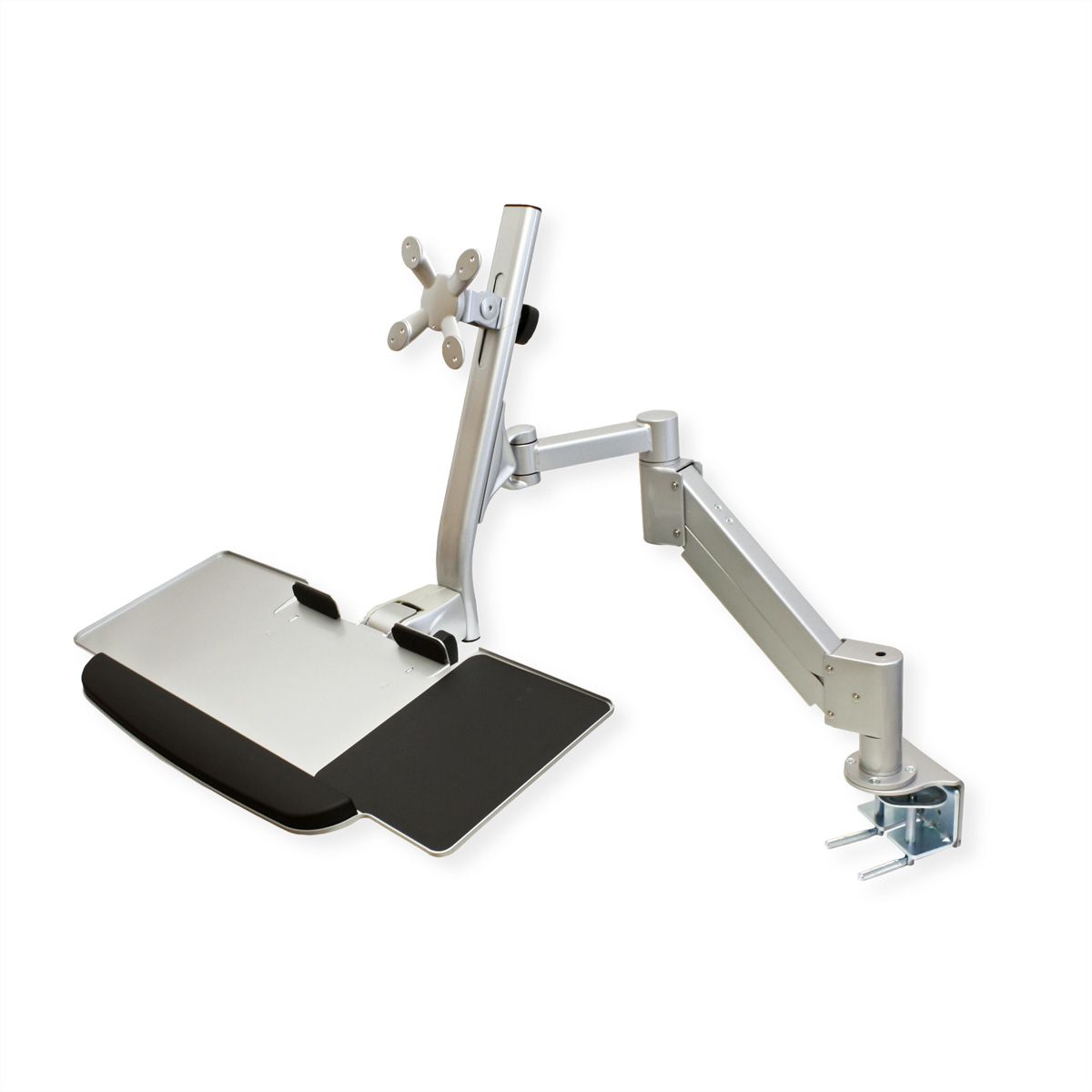 ROLINE LCD/Keyboard Holder, Desk Clamp, rotatable
