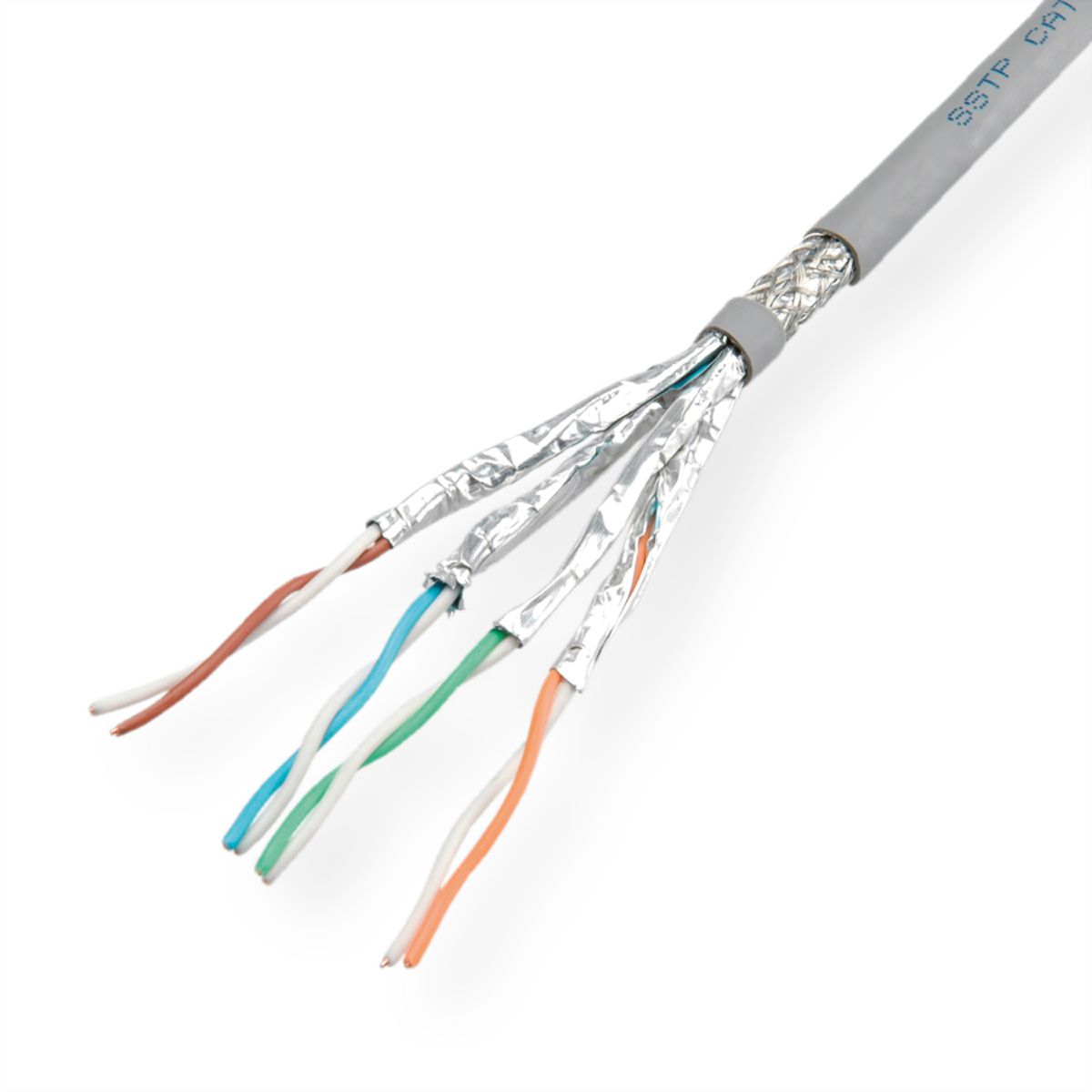 ROLINE S/FTP Cable Cat.6A (Class EA), Stranded, 300 m