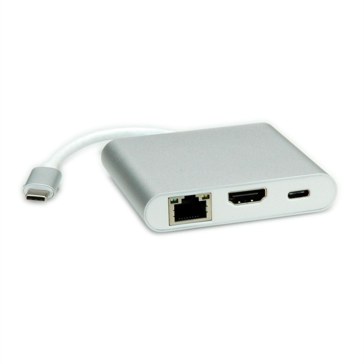 Roline Usb Type C Docking Station 4k Hdmi 1x Usb 3 2 Gen 1 Port 1x Usb Type C Pd Power Delivery 1x Gigabit Ethernet Secomp International
