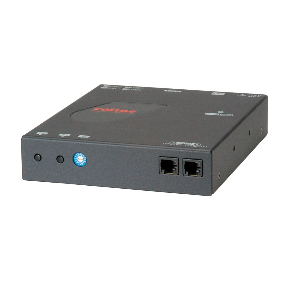 ROLINE KVM Extender over Gigabit Ethernet, DVI, USB, Receiver (RX)