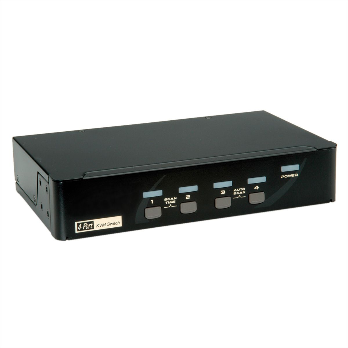 ROLINE KVM Switch, 1 User - 4 PCs 