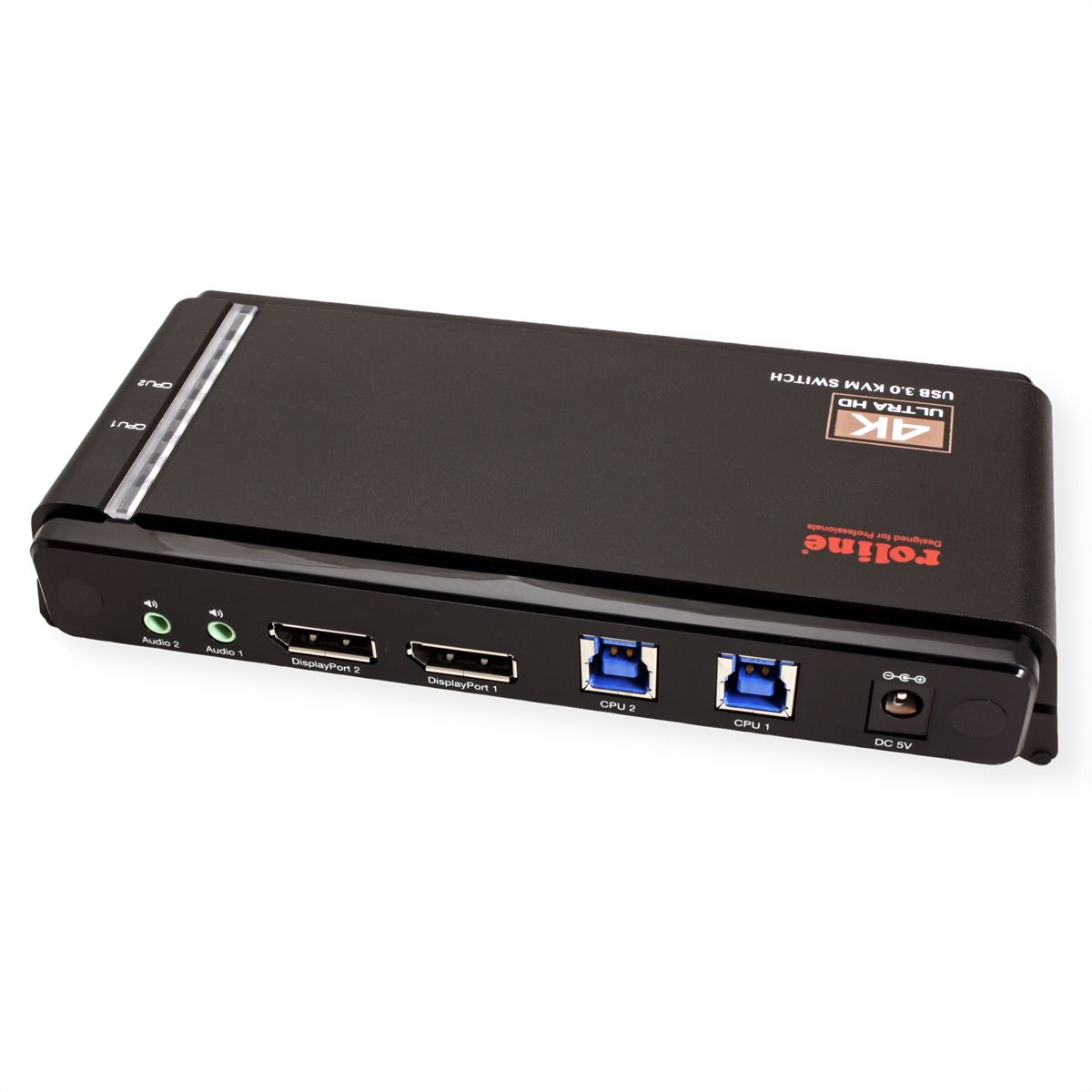 Red de comunicacion Rechazo Diploma ROLINE KVM Switch, 1 User - 2 PCs, DisplayPort, with USB Hub - SECOMP  International AG