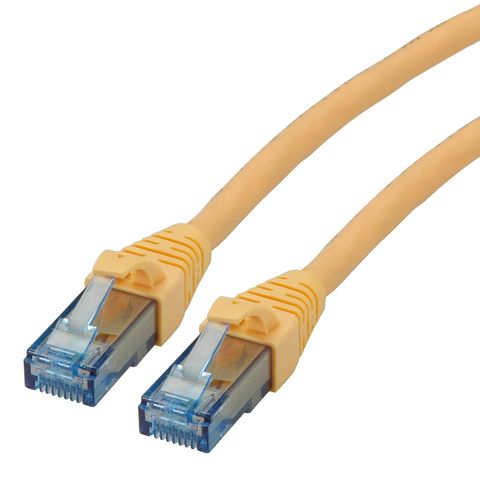 Roline Utp Patch Cord Cat 6a Component Level Lsoh Yellow 15 M Secomp International