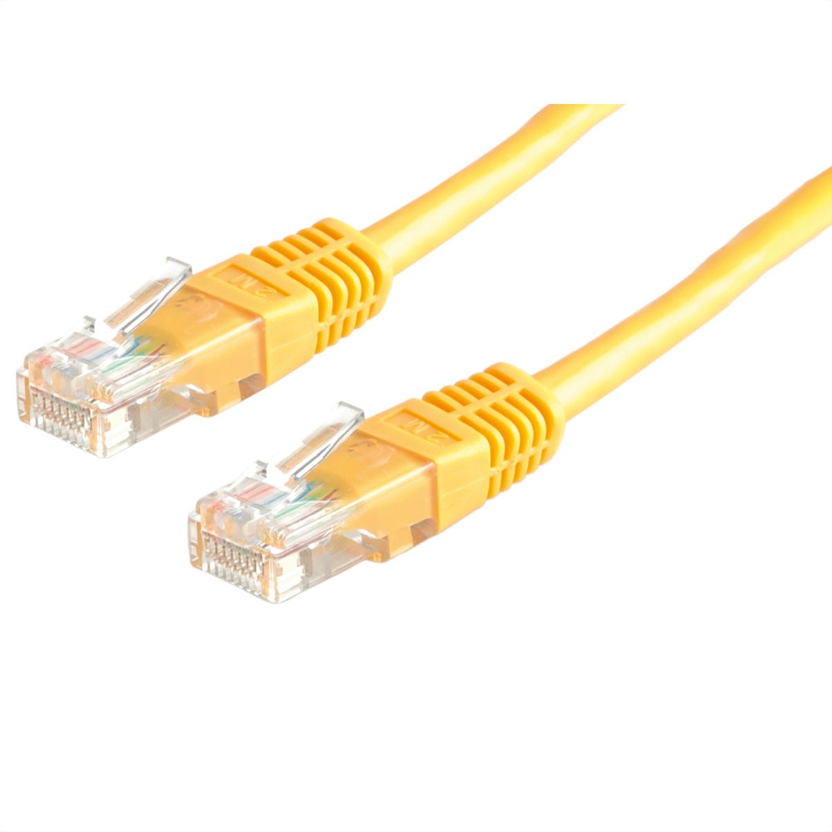 VALUE UTP Patch Cord, Cat.6 (Class E), yellow, 0.5 m