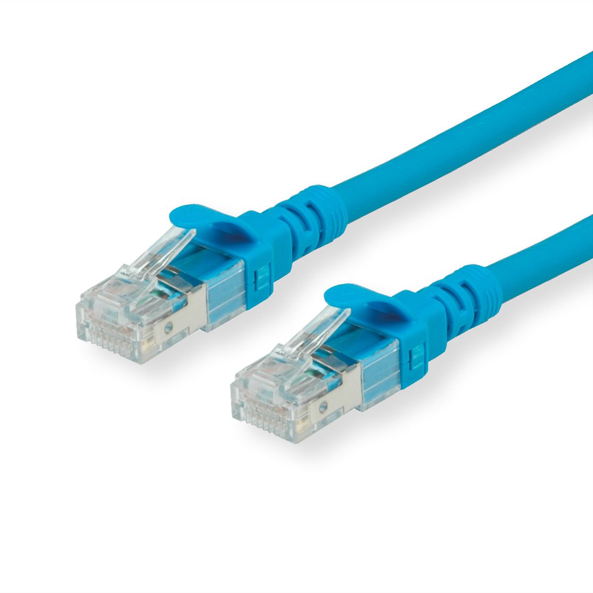 ROLINE UTP Patch Cord Cat.6A, Component Level, LSOH, blue, 1 m
