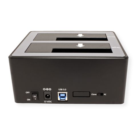 ROLINE 2.5" / 3.5" SATA HDD/SSD Docking Station, USB 3.2 Gen 1, HDD - SECOMP International AG