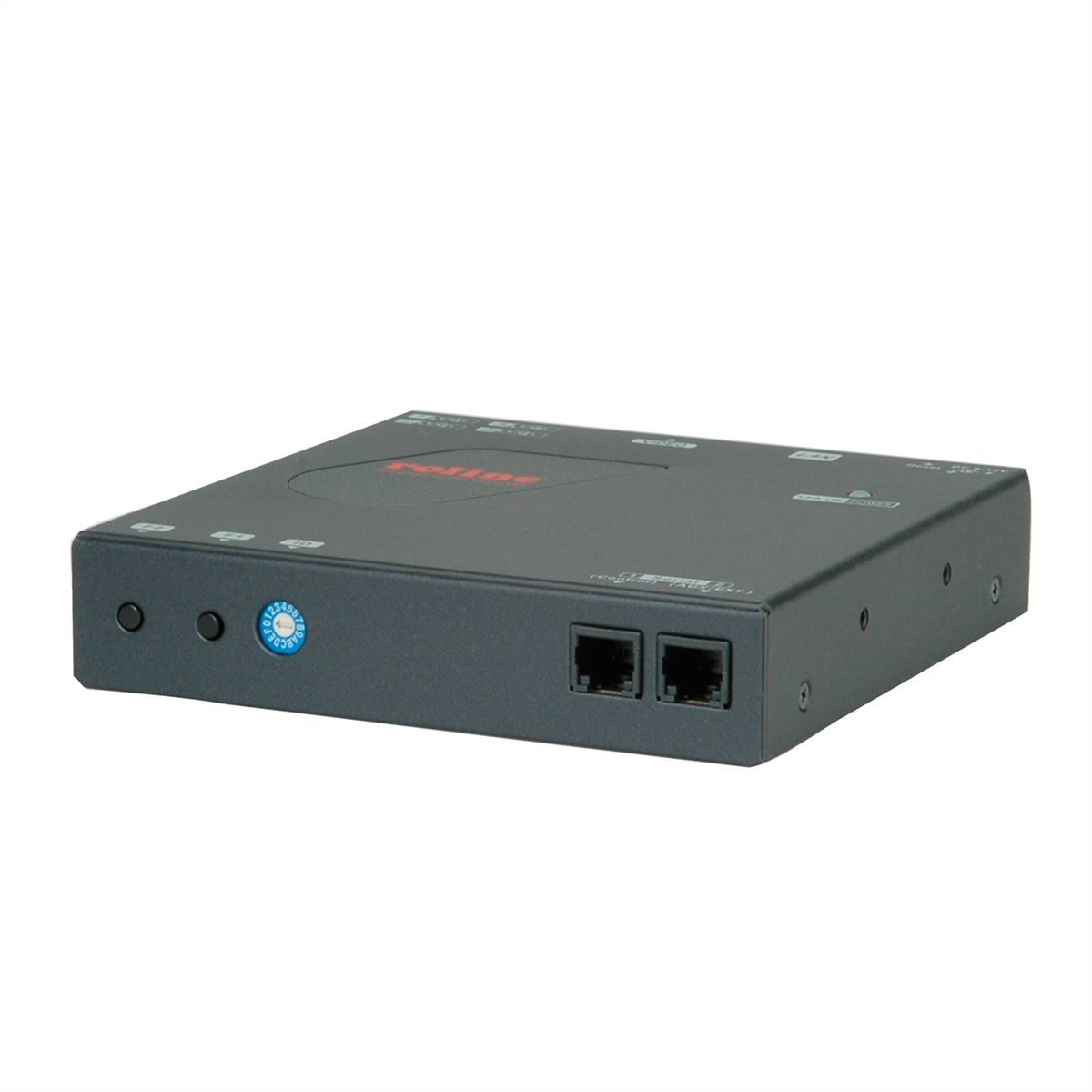 ROLINE KVM Extender over Gigabit Ethernet, HDMI, USB, Receiver (RX), 100 m