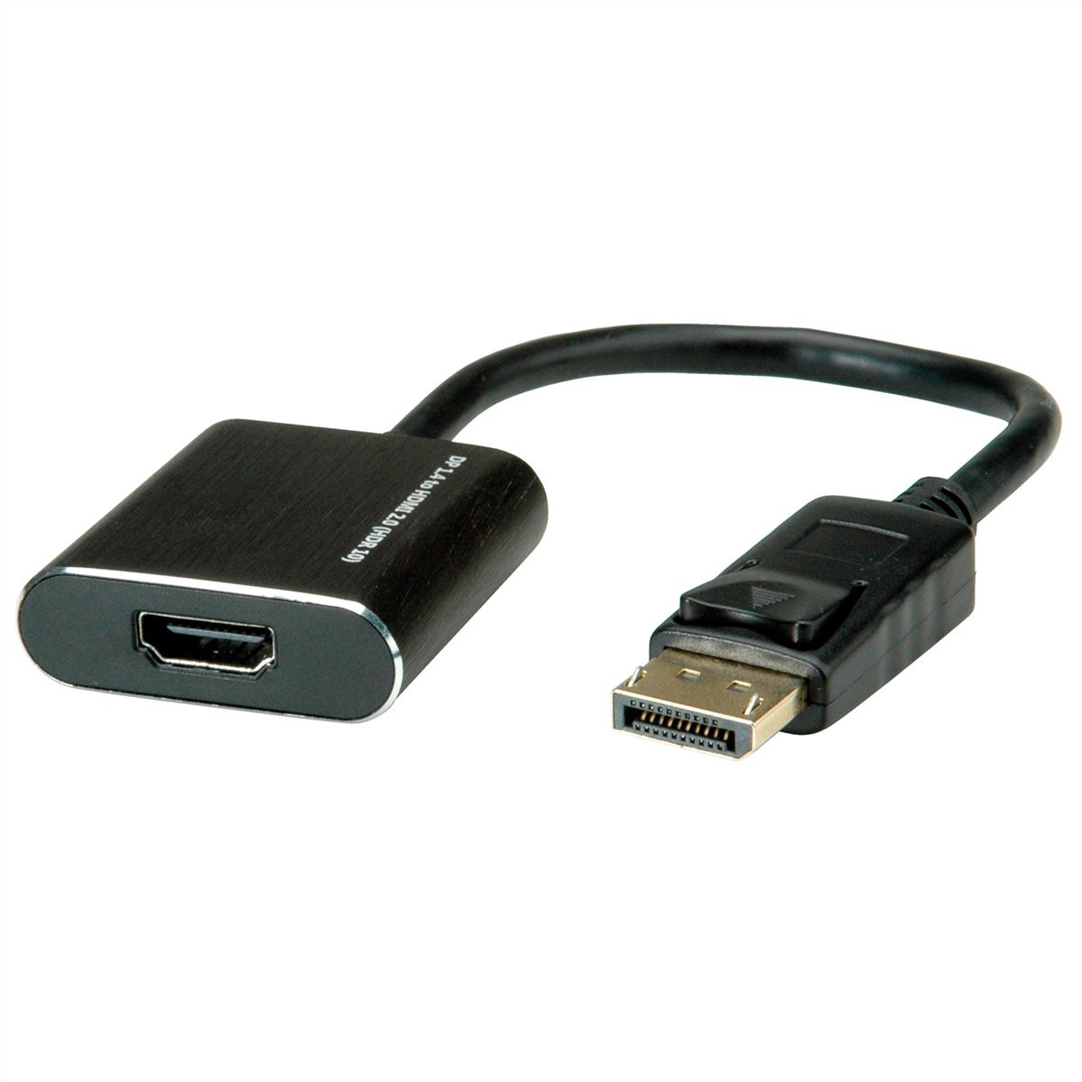 ROLINE DisplayPort-HDMI Adapter, 4K@60Hz, DP v1.4, DP M - F - AG