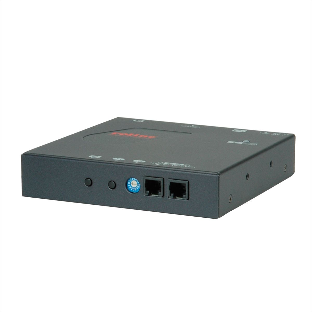 ROLINE KVM Extender over Gigabit Ethernet, HDMI, USB, Transmitter (TX)