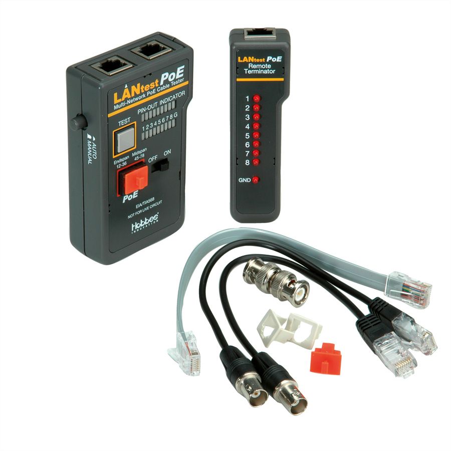 HOBBES LANtest Multinetwork PoE Cable Tester